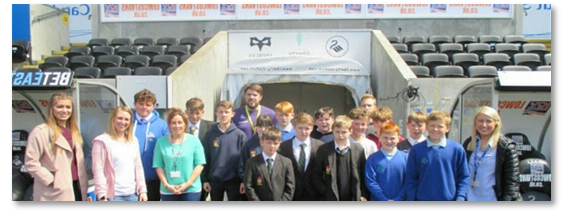Picture of pupils working within the department