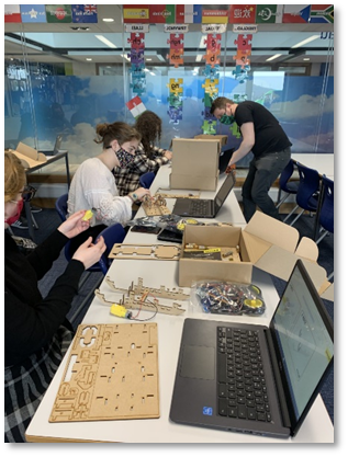 Picture of pupils working within the department